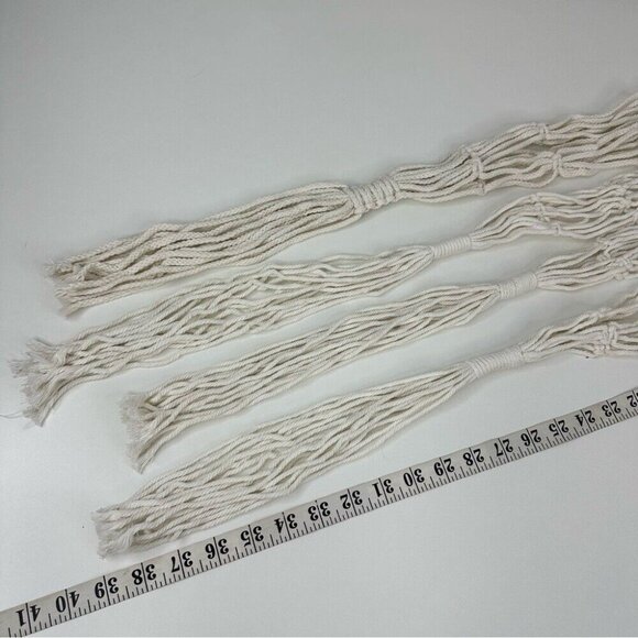 Macrame NWT Bohemian Home Decor House Plant Holder Garden Lot Bundle 4-Pieces - Picture 13 of 14